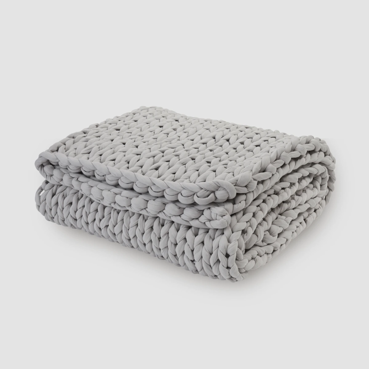 Cotton Napper — Moonstone Grey,15 lb · official Bearaby photograph