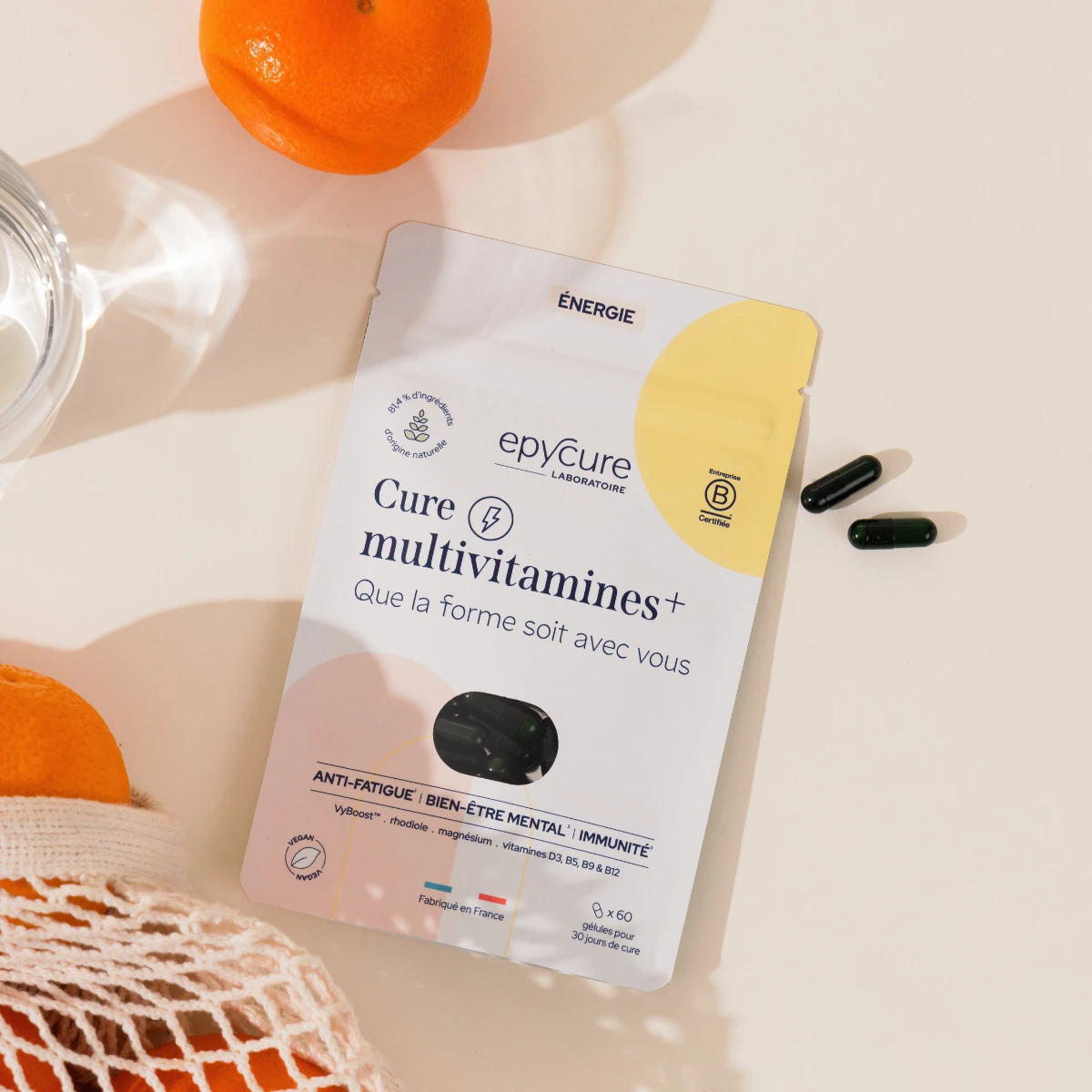 Cure multivitamines+ · 60 capsules · official Epycure photograph
