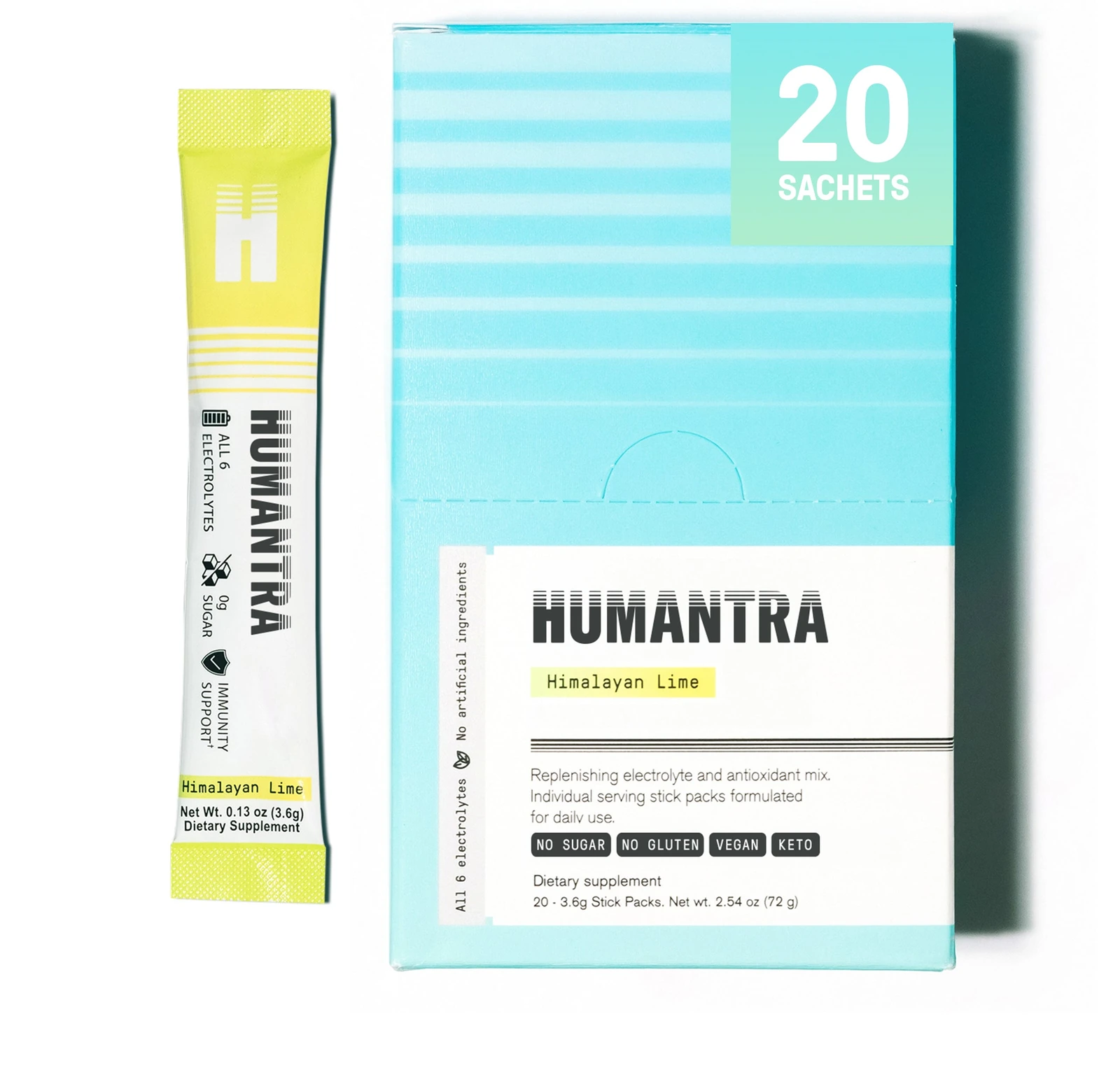 Himalayan Lime · 20 sachets · official Humantra photograph