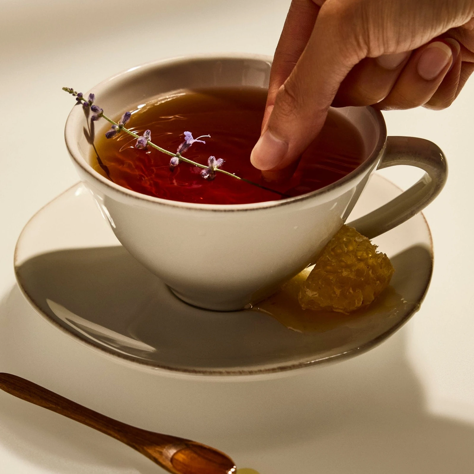 Earl Grey Lavender · 1/4 Pound · official Rishi Tea & Botanicals photograph