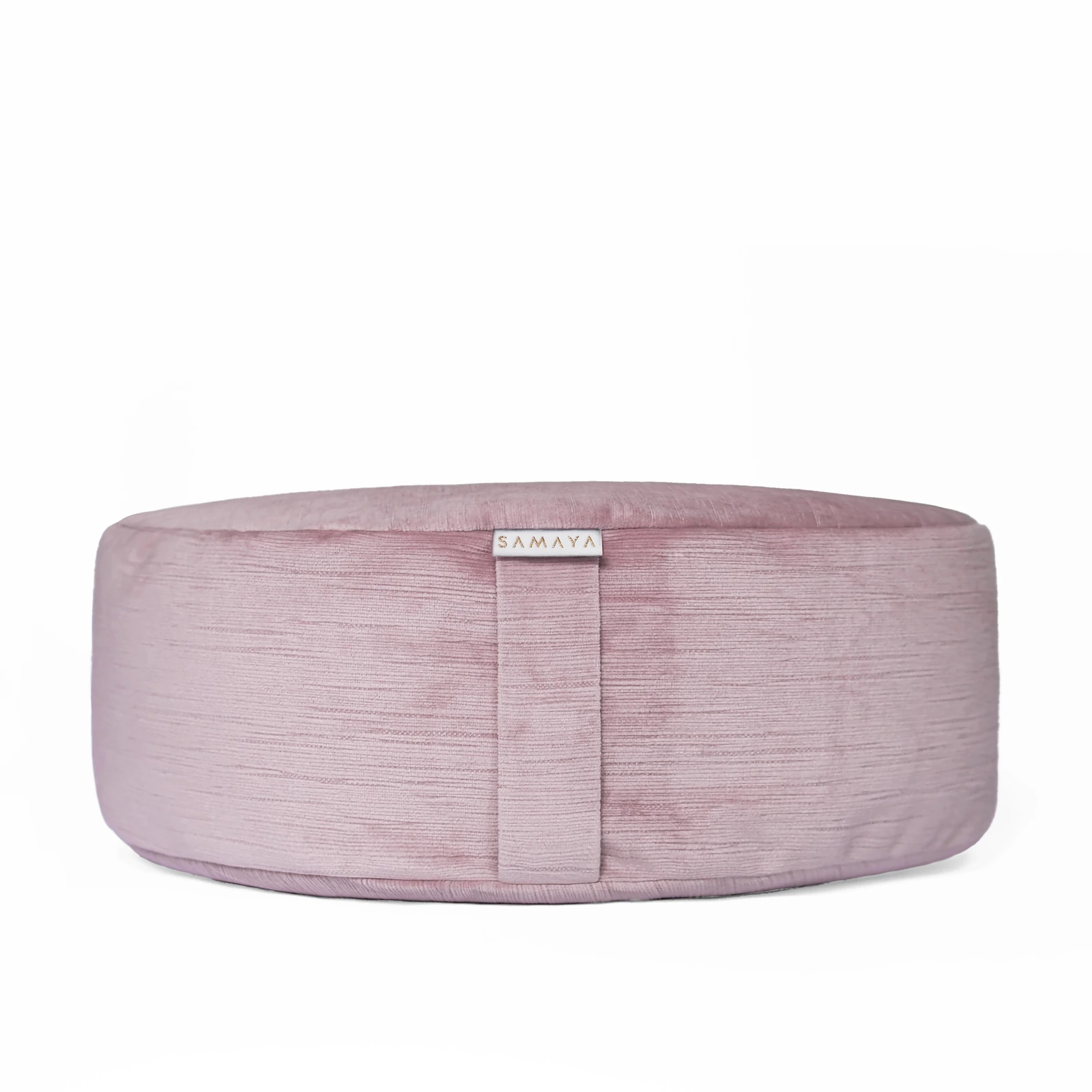 Velvet Blush Deluxe Round Cushion · fotografía oficial SAMAYA
