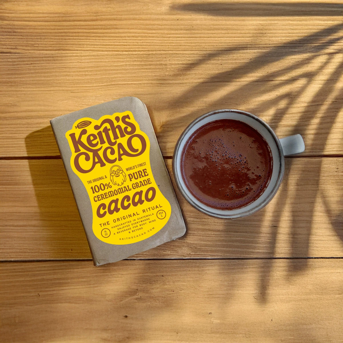 Ceremonial Cacao · Large Bar · 454 g · official Keith’s Cacao photograph