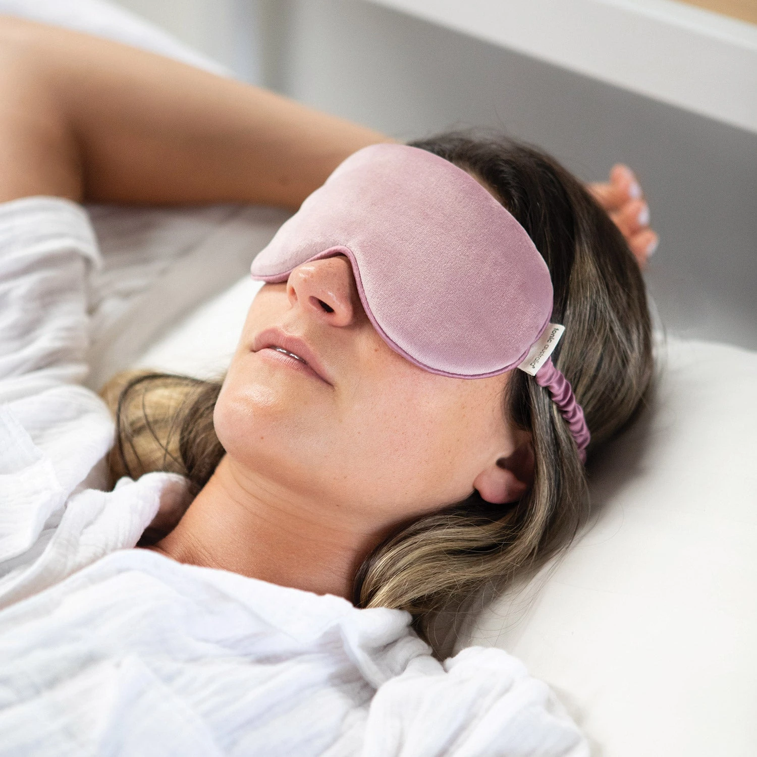 Luxe Velvet Eye Mask · Musk · official Tonic Australia photograph