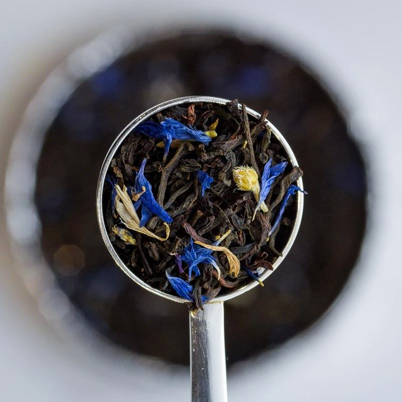 Earl Grey Creme Tea — sachet de feuilles de 50 g · photographie officielle Bird & Blend Tea Co.