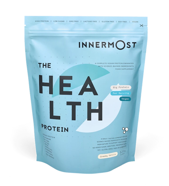 The Health Protein — Vanilla, 520 g · official Innermost photograph