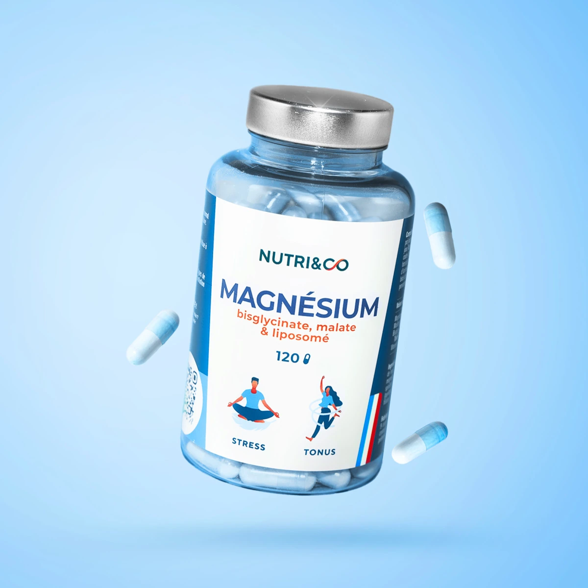 Magnésium B6 — 120 gélules · photographie officielle Nutri&Co