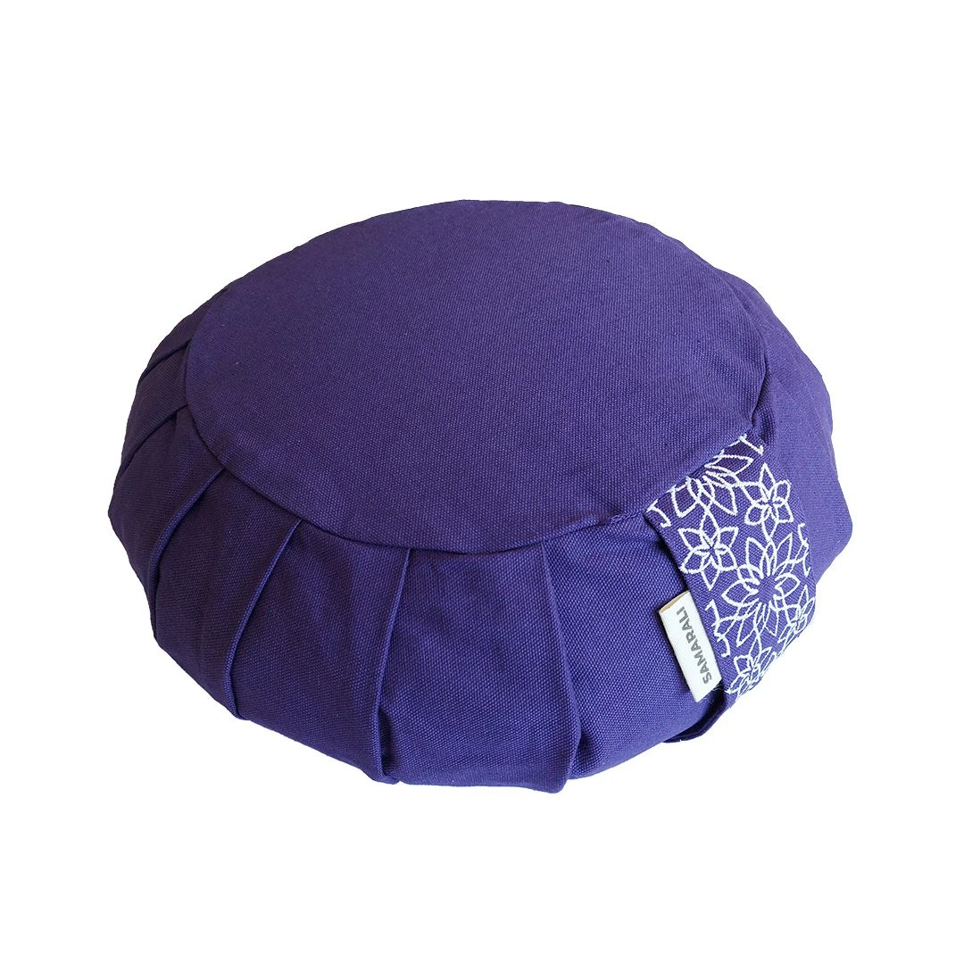 Meditation Cushion Zafu · Purple · official Samarali photograph
