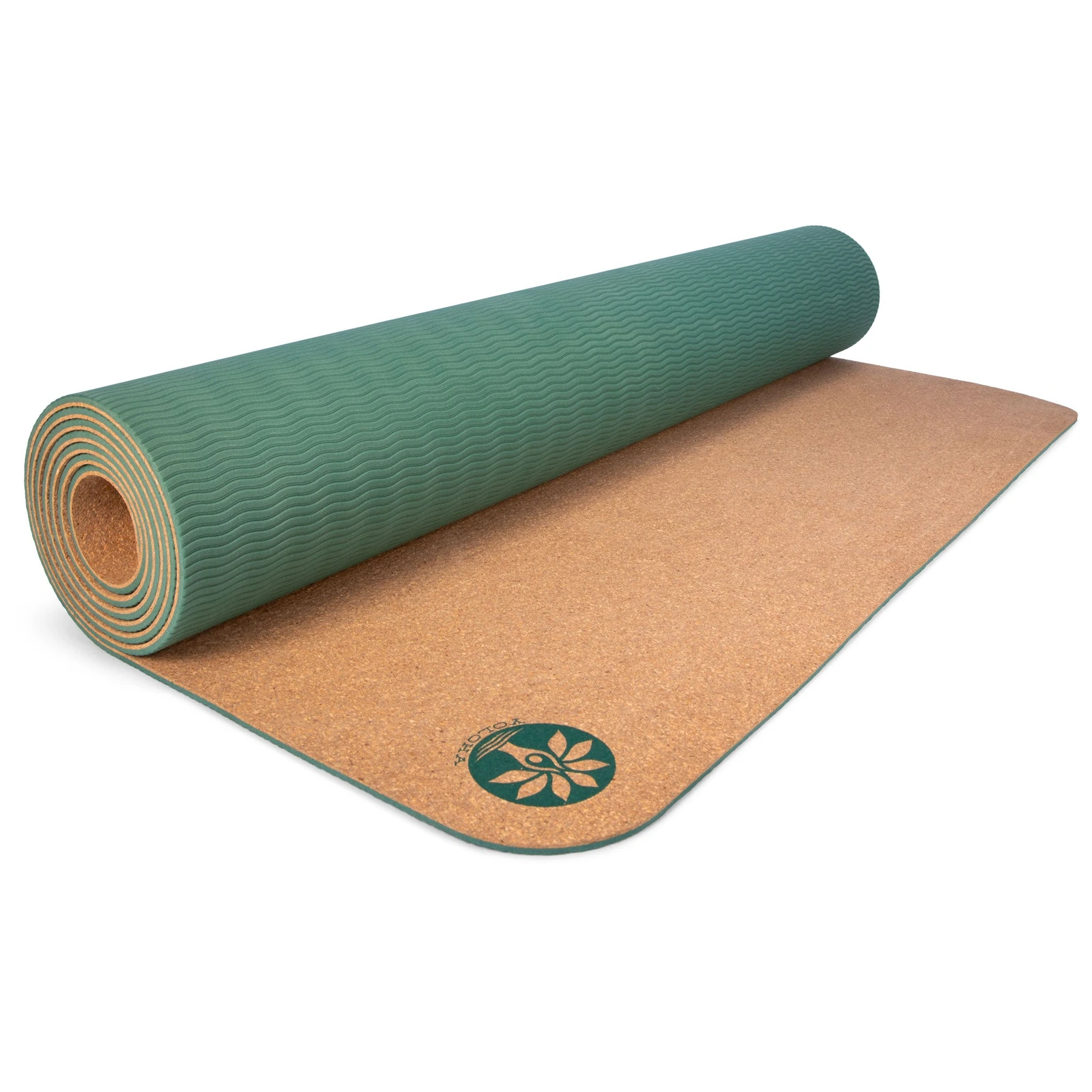 Unity Air Cork Yoga Mat · 72 × 26 in · official Yoloha photograph