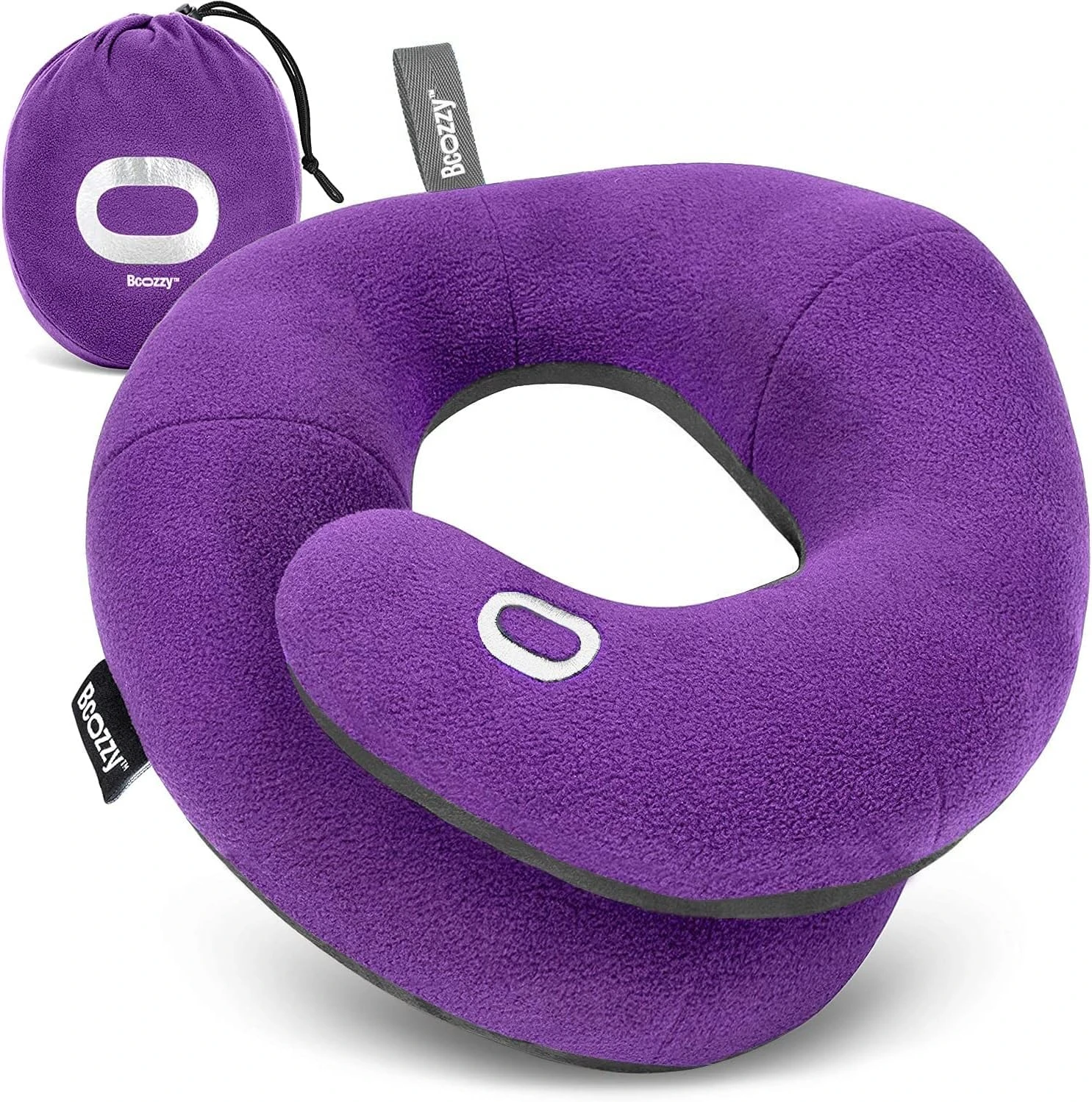BCOZZY Travel Pillow · L · Purple · official BCOZZY photograph