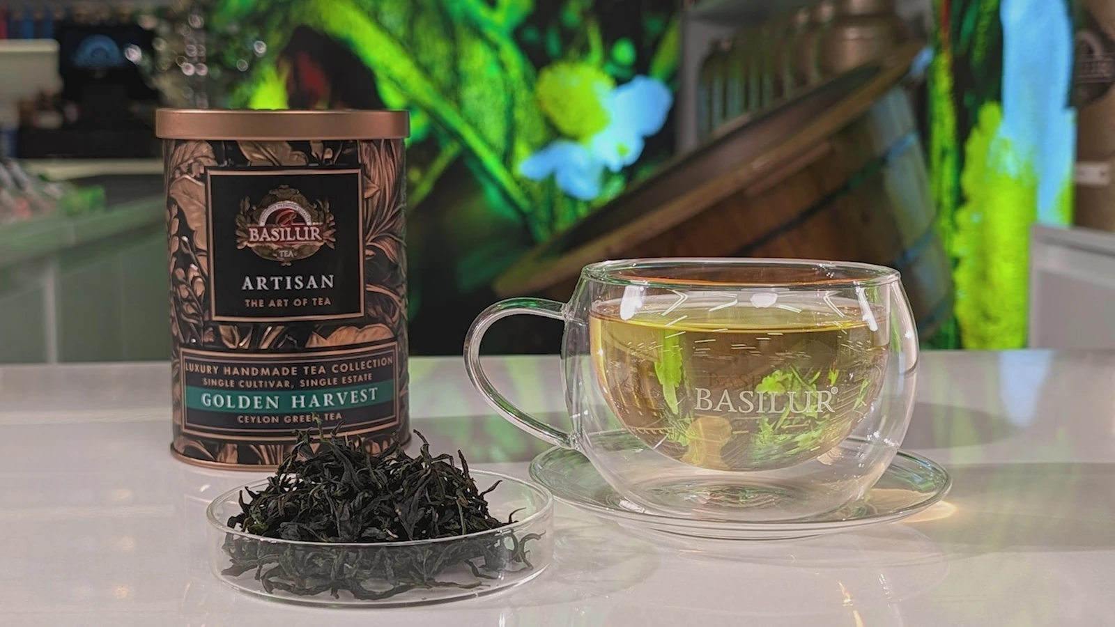 Golden Harvest Handmade Green Tea · official Basilur photograph
