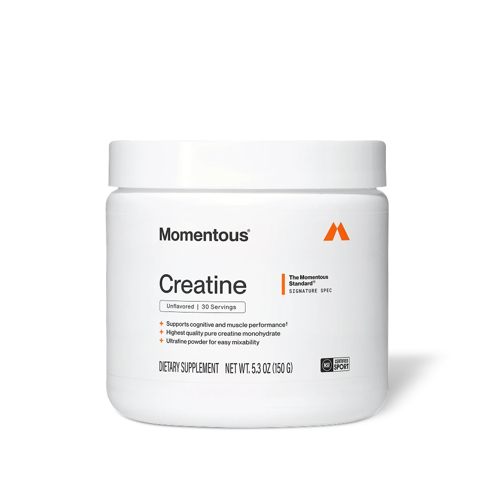 Creatine · Unflavored · 30 servings · fotografía oficial Momentous