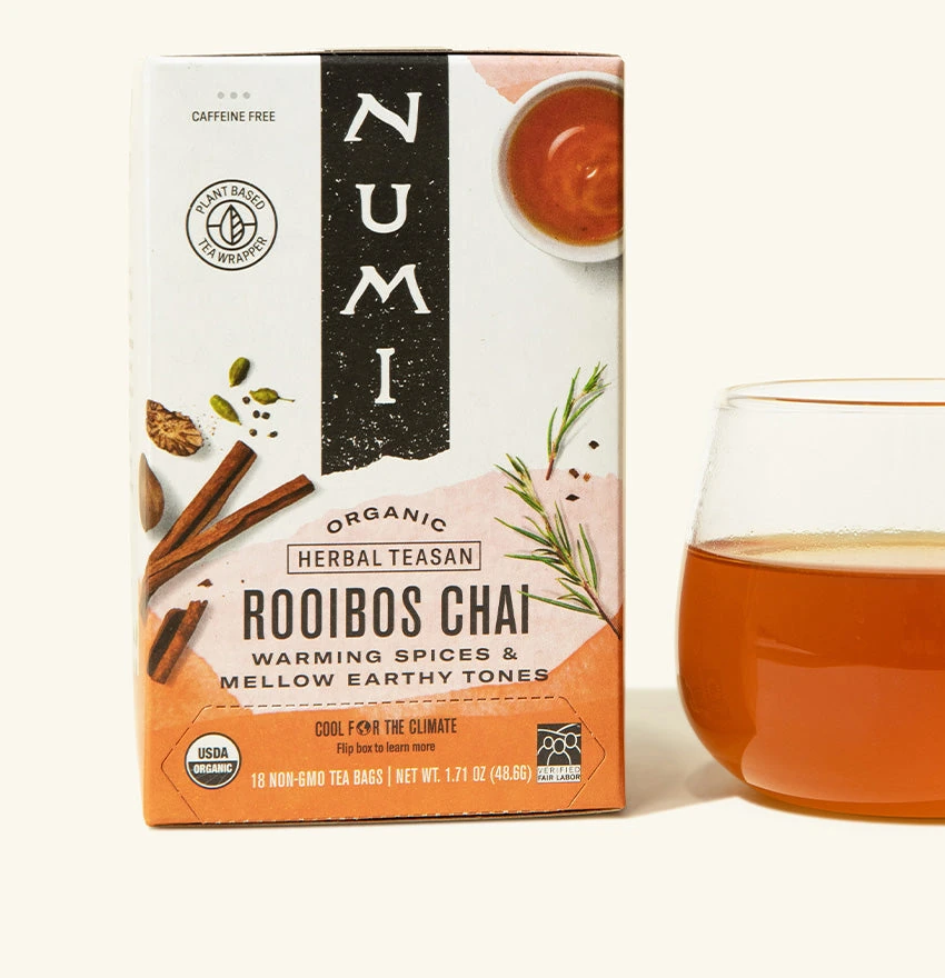 Rooibos Chai · 18 tea bags · official Numi photograph