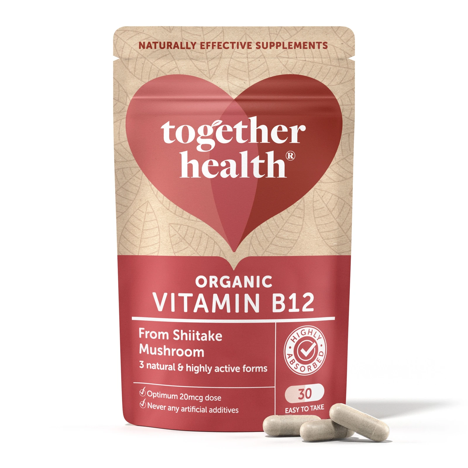 Vitamin B12 · 30 capsules · official Together Health photograph
