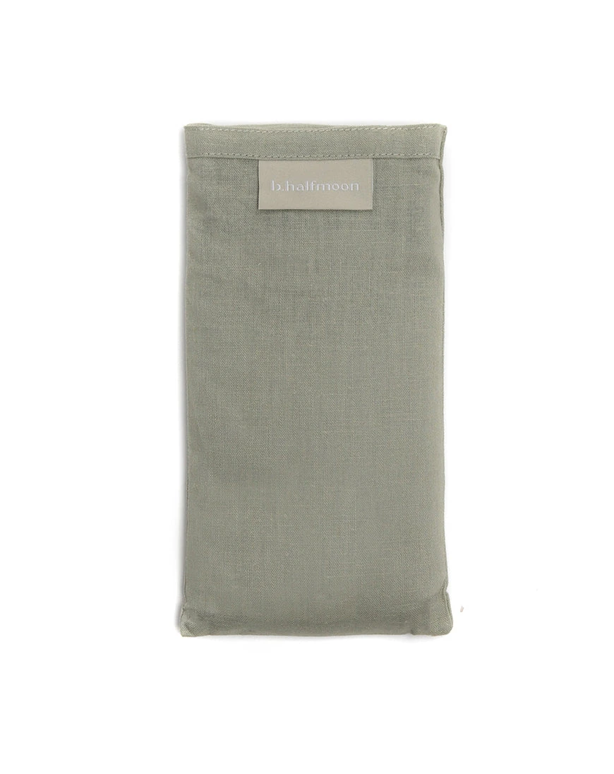 Linen Eye Pillow, Unscented — Soft Sage · official b, halfmoon photograph