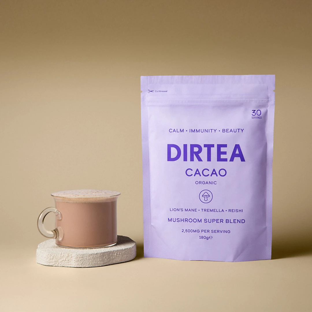 Cacao — 180 g Pouch · official DIRTEA photograph
