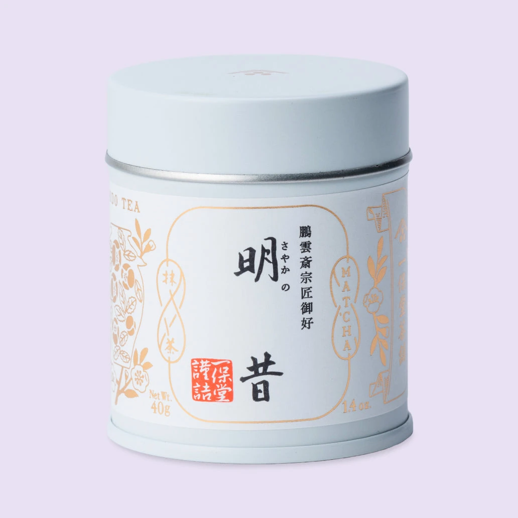 Sayaka Matcha — 40 g Can · official Ippodo Tea photograph