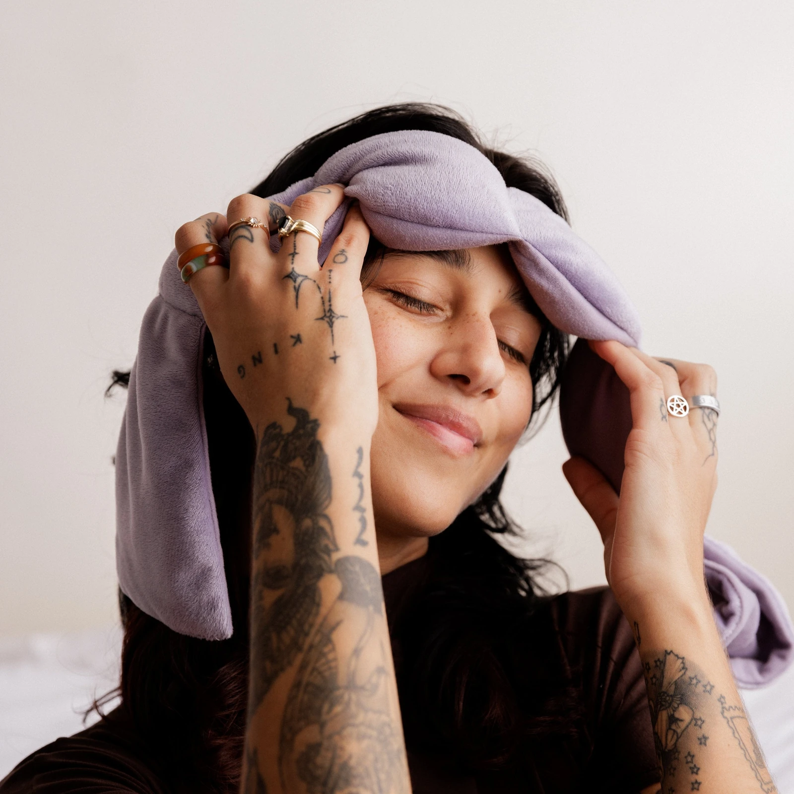 Weighted Sleep Mask — Wisteria · official Nodpod photograph
