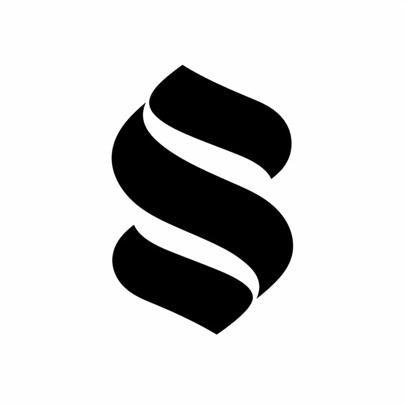Monogram · black on white
